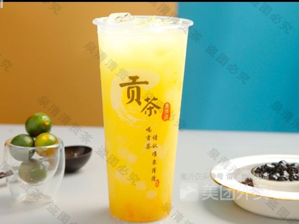 贡茶杨枝甘露图片