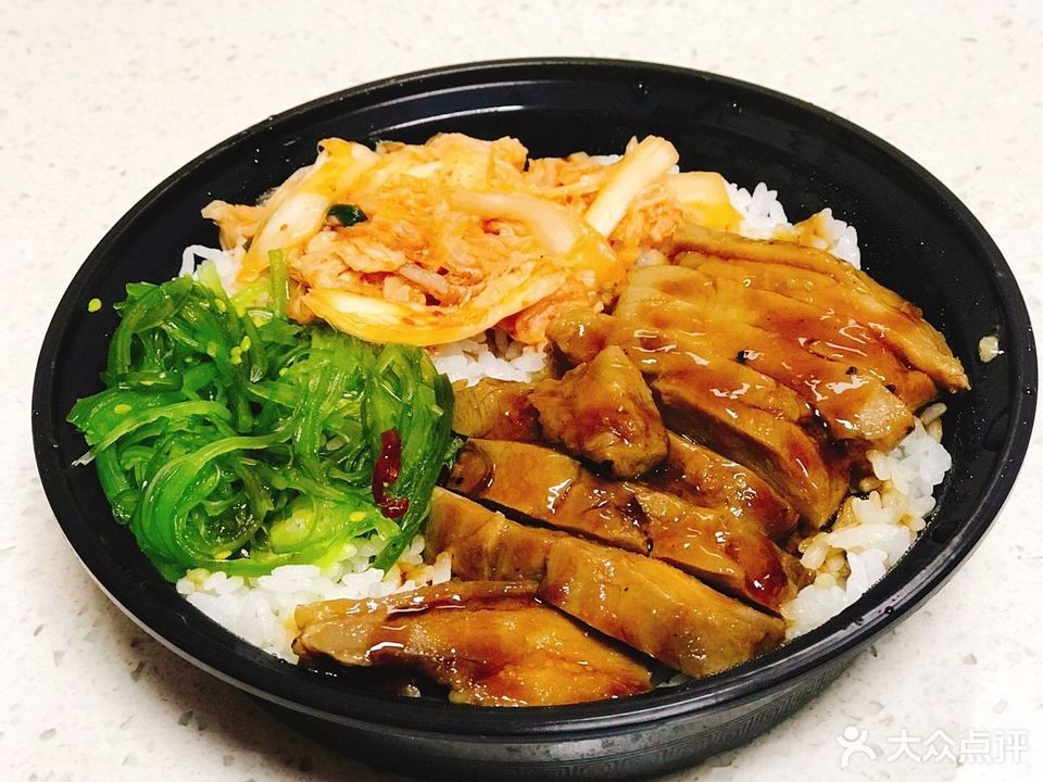 蜜汁照烧鸡排饭图片