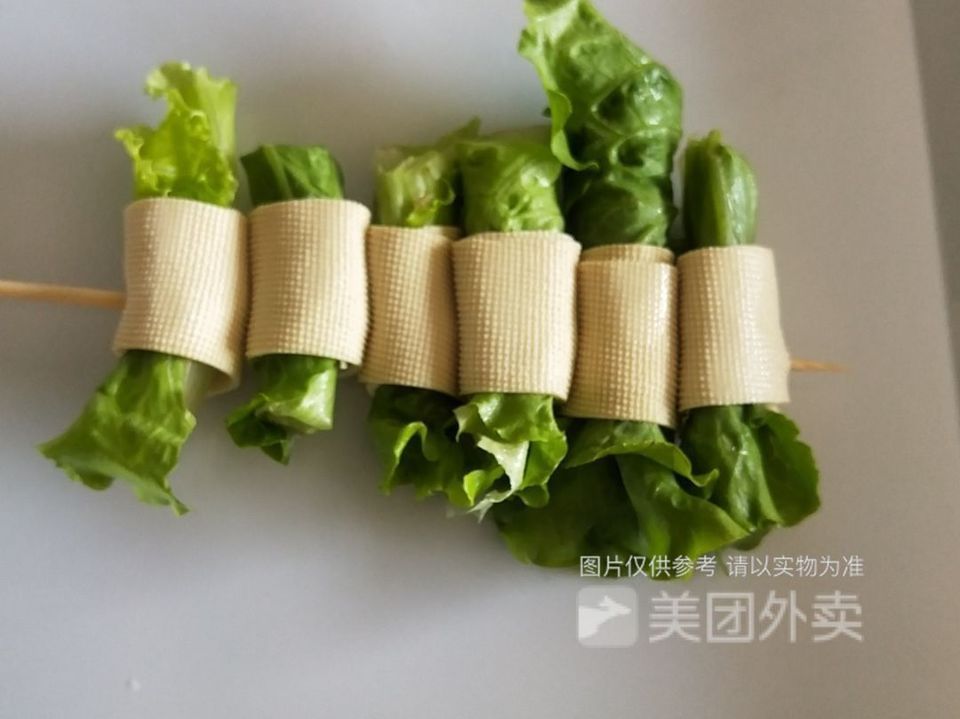 豆皮生菜图片