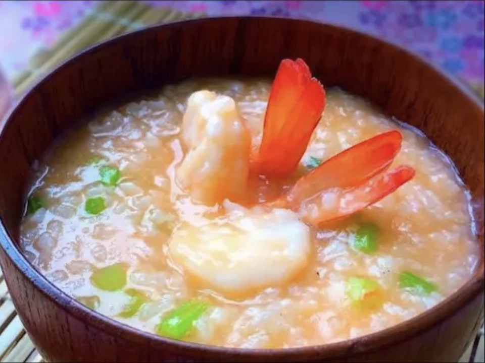 鲜虾粥图片