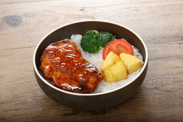 奥尔良鸡扒饭图片