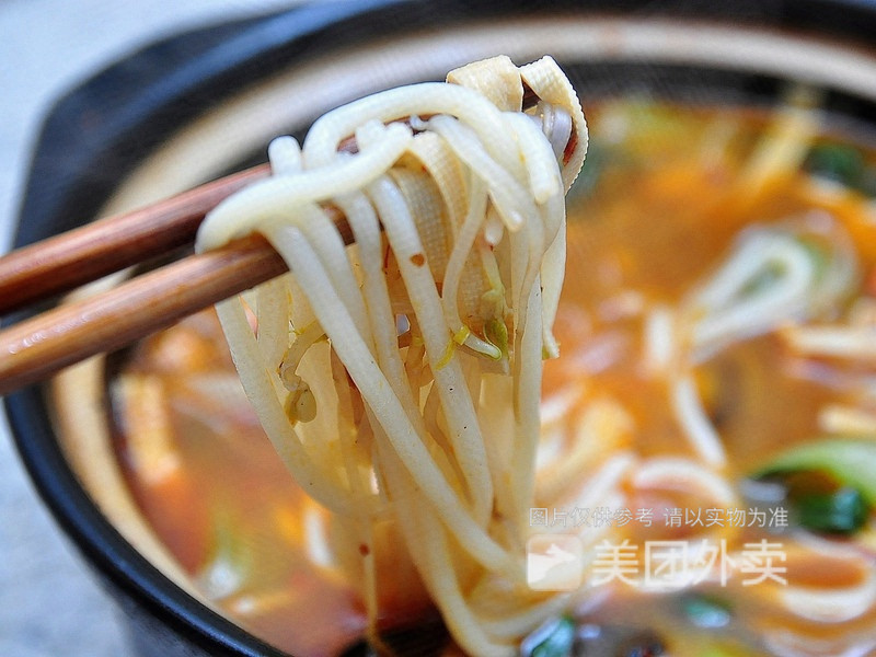 酸辣笋尖米线图片