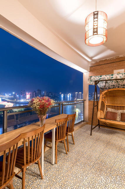 重庆}景}解放碑洪崖洞270°全江景网红店公寓(2号店)