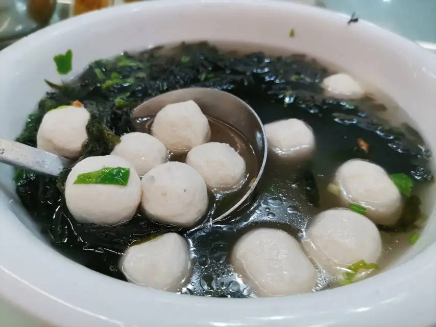 紫菜鱼丸汤图片