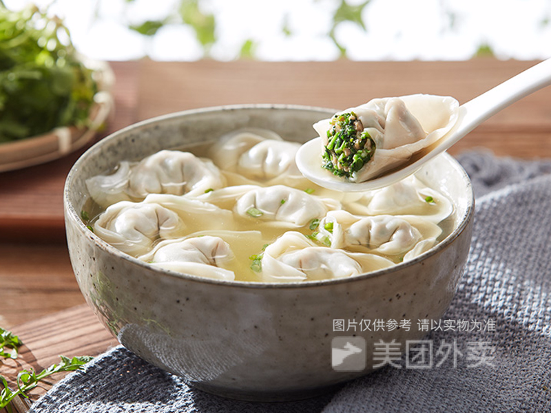 荠菜小馄饨图片