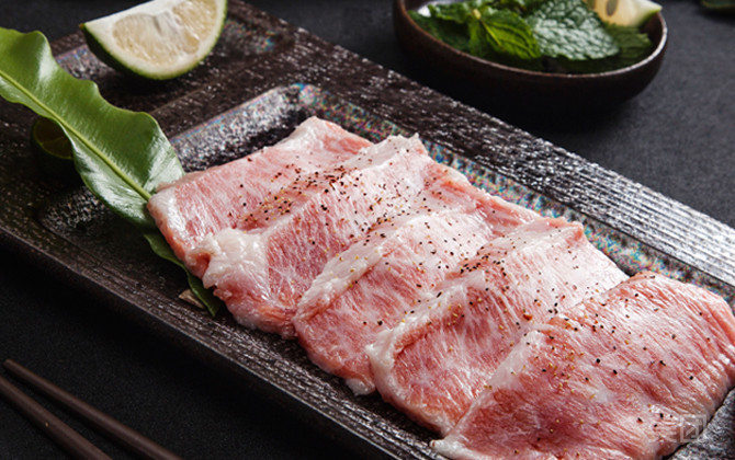 盐味猪颈肉图片