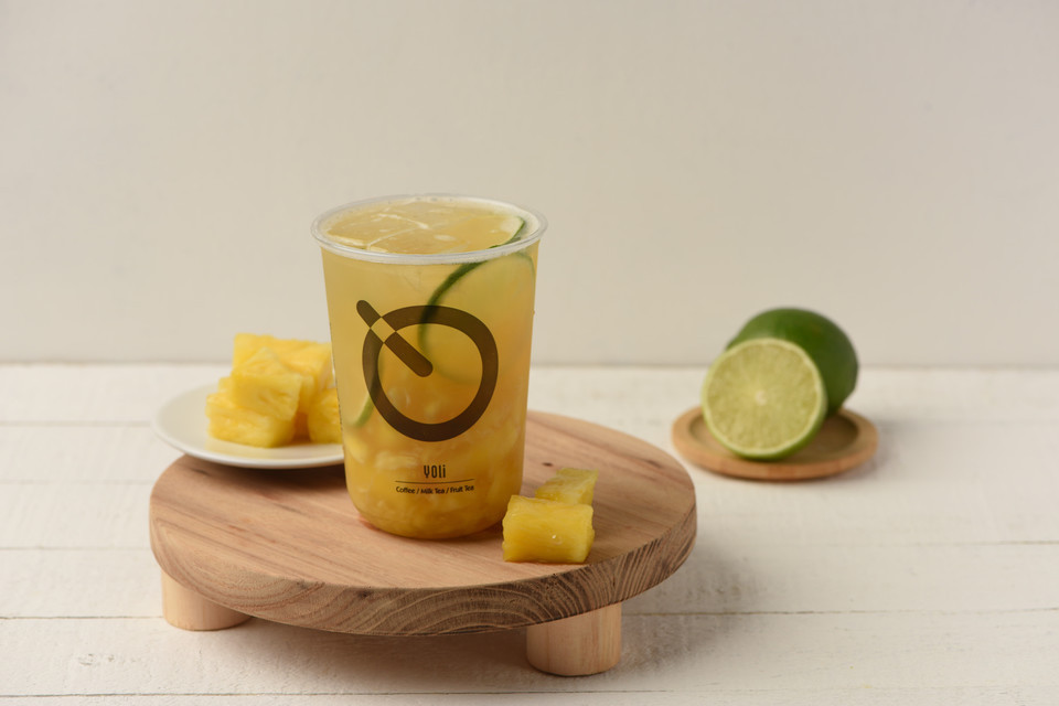 凤梨柠檬四季春图片