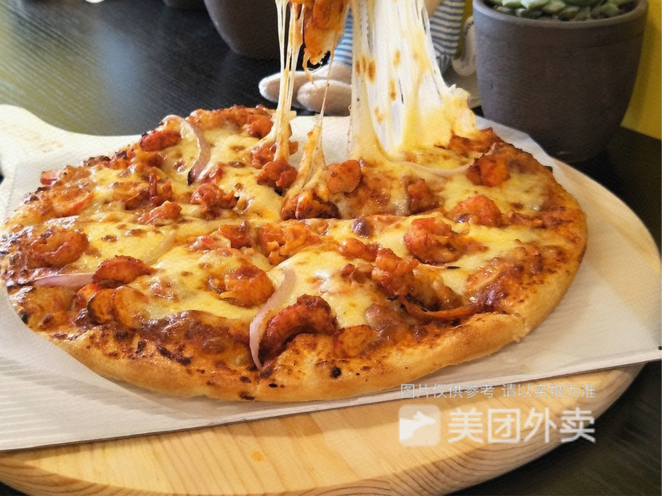 小龙虾披萨图片