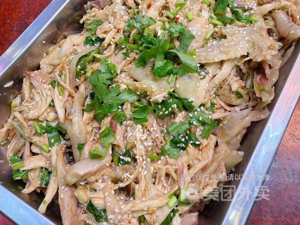 手撕鸡饭鸭肠推荐菜:潮汕正宗隆江猪脚饭位于南宁市西乡塘区高科路罗