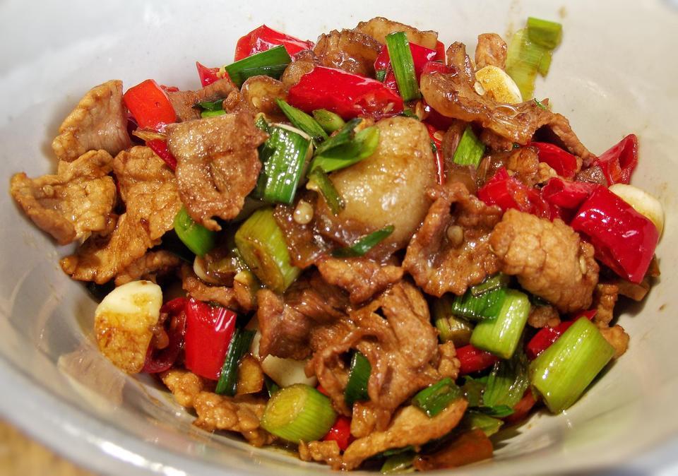 陈坛辣子肉炒肉图片