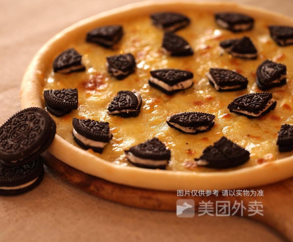 奶香奥利奥披萨图片