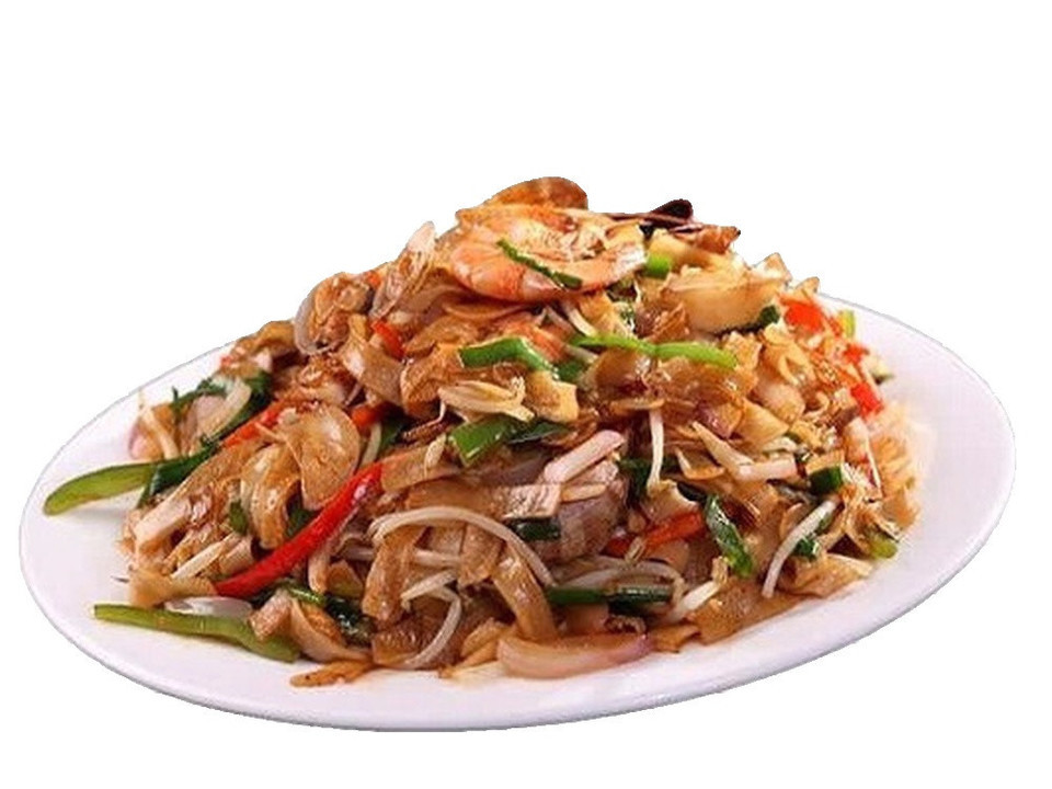 三鲜炒河粉图片