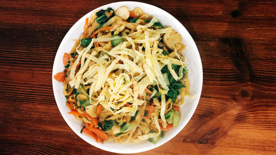 招牌炒手工面图片