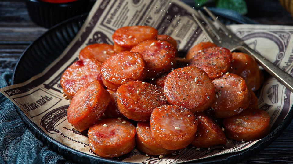 美式切片烤肠图片