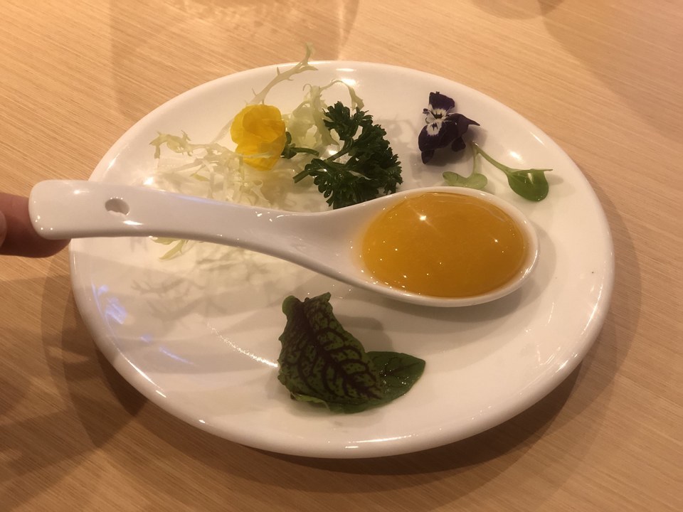 水果式分子料理(芒果)图片