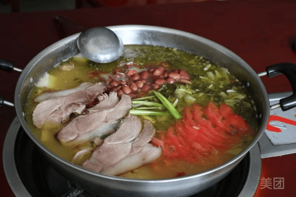 酸汤猪脚火锅图片