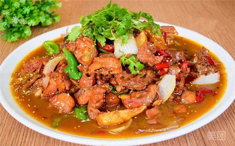 吴记生炒辣子鸡大盘鸡