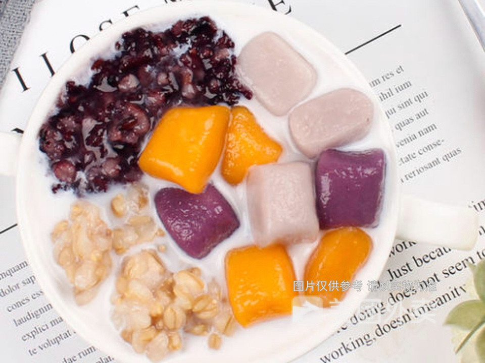 燕麦红豆芋圆图片