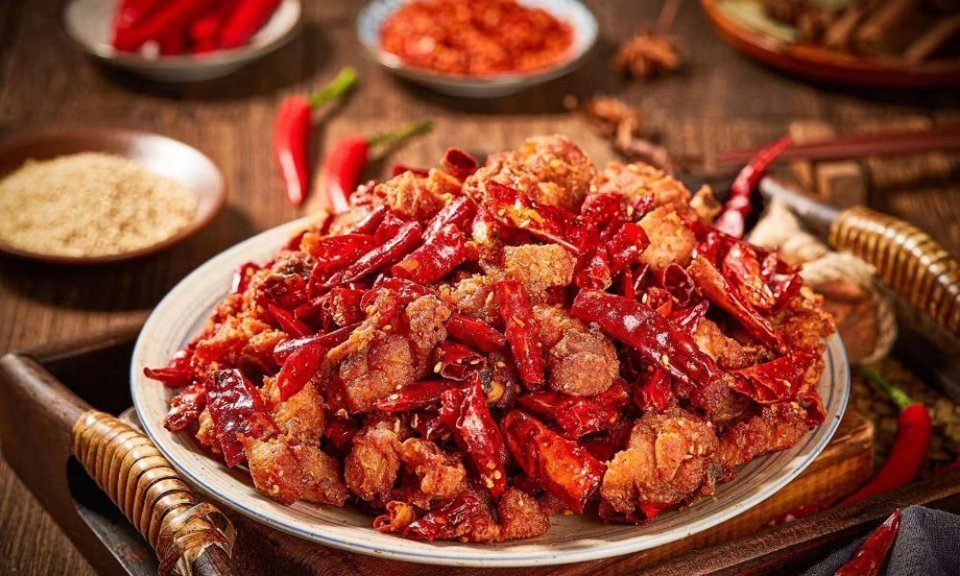 当红辣子鸡图片