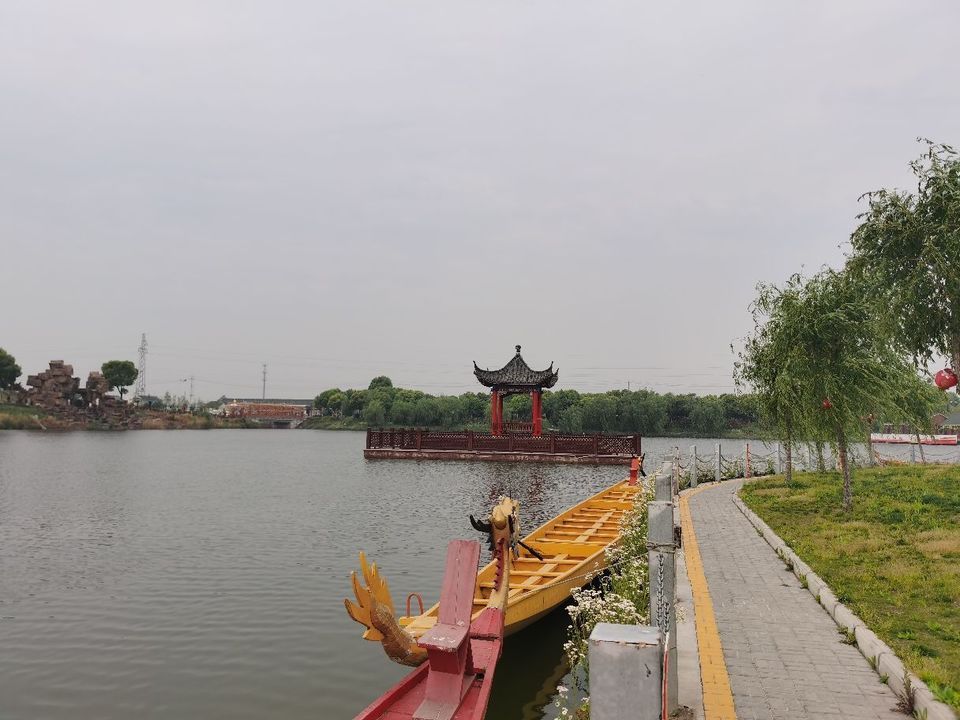 泰兴黄桥小南湖风景区图片