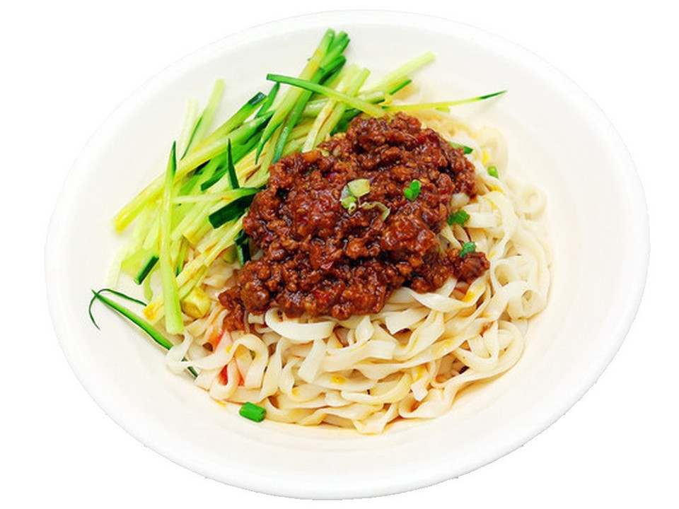 凉拌肉酱面图片