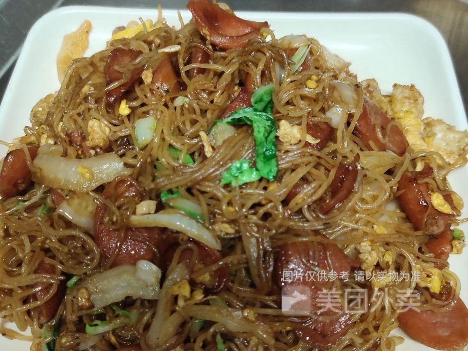 香肠蛋炒粉图片