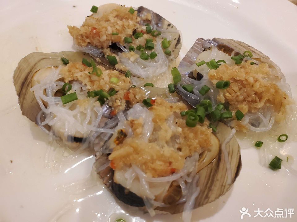 蒜茸粉丝蒸带子螺图片