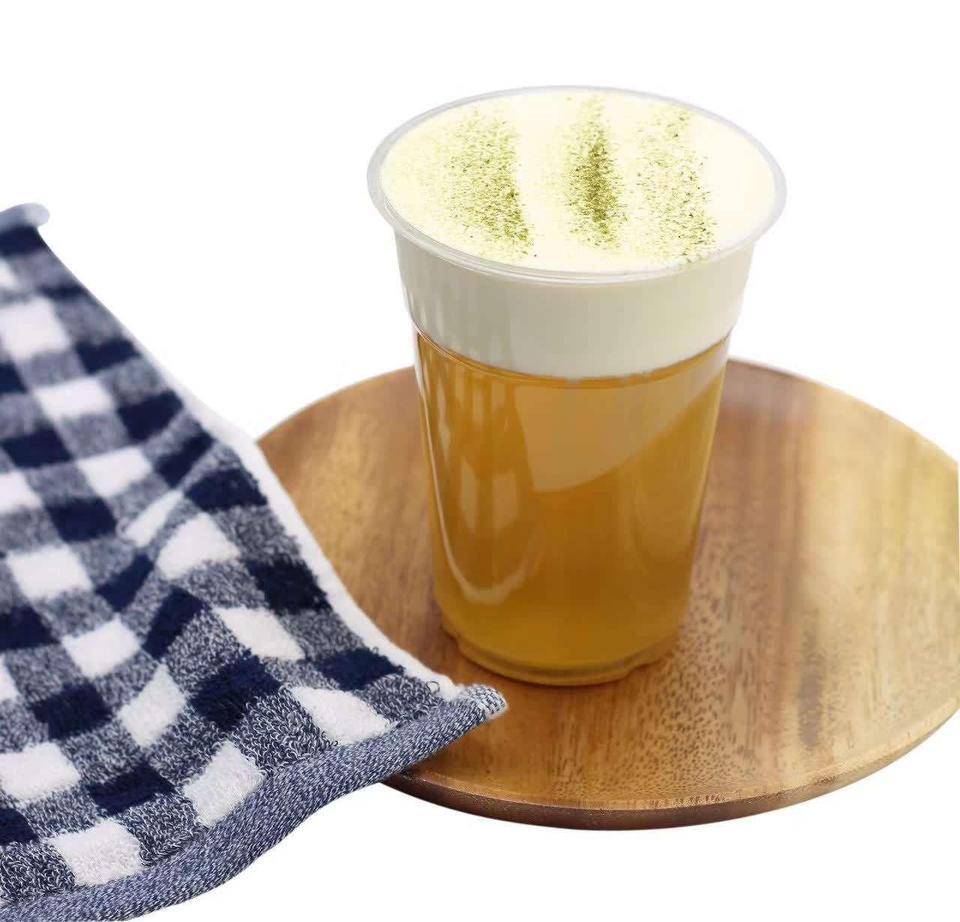 芝士乌龙茶奶盖图片