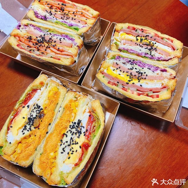 奥尔良鸡排三明治图片