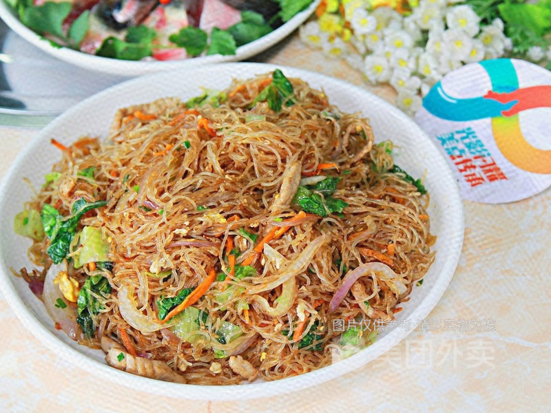三丝炒米粉图片