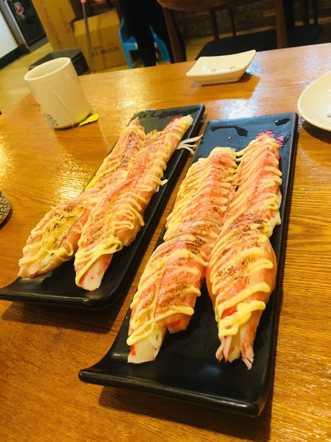 特长火焰蟹棒寿司图片