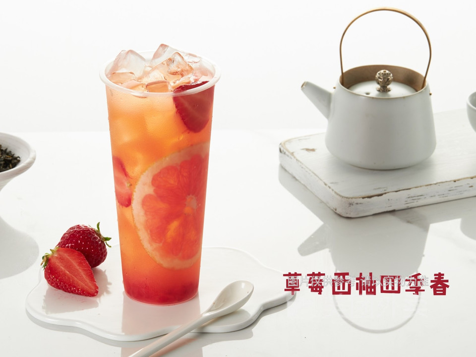 草莓西柚四季春图片