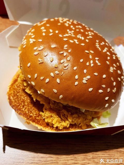 劲脆鸡腿堡图片