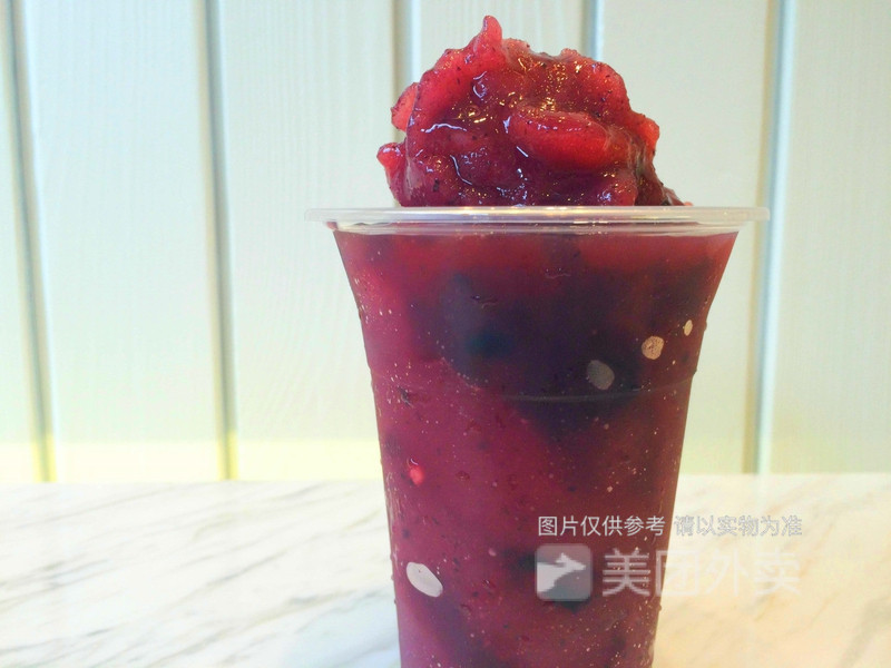蓝莓味刨酸奶图片
