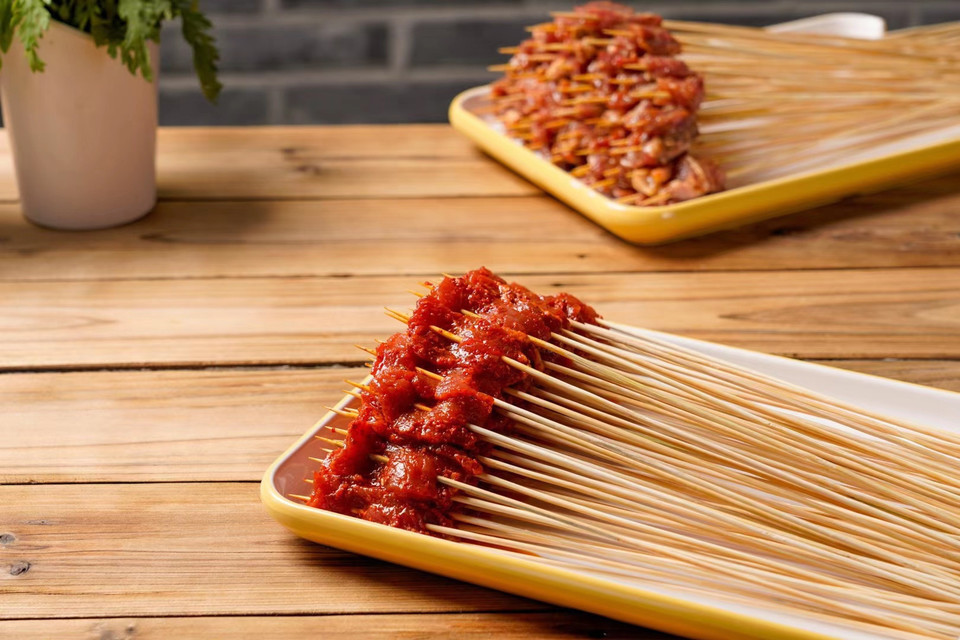 麻辣牛肉串图片