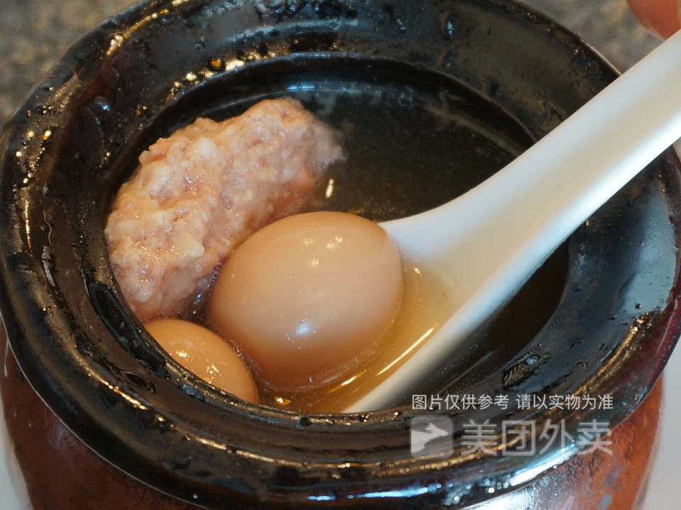 香菇鹌鹑蛋肉饼汤图片