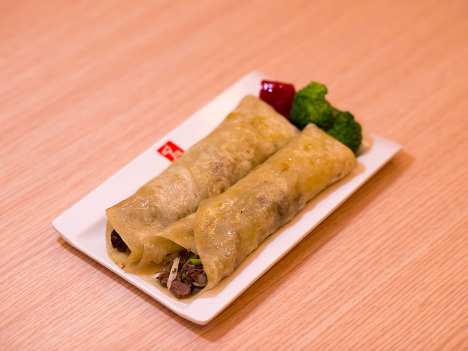 招牌驴肉卷饼图片
