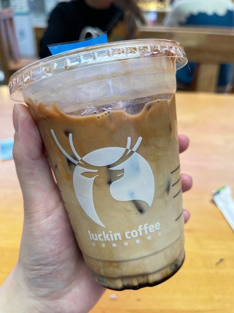 拿铁咖啡推荐菜:标签:餐饮咖啡馆luckin coffee瑞幸咖啡(得意世界店)