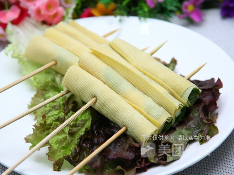 豆皮卷蔬菜图片