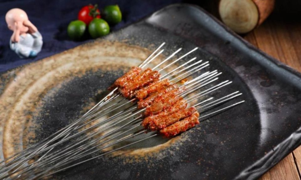 纯瘦牛小串图片