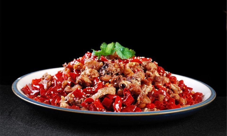 撒椒辣子鸡图片