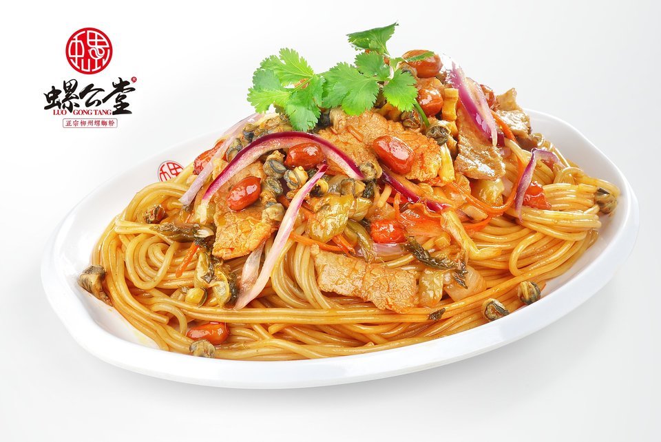 招牌炒螺蛳粉图片
