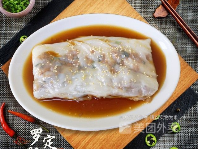猪肝瘦肉肠粉