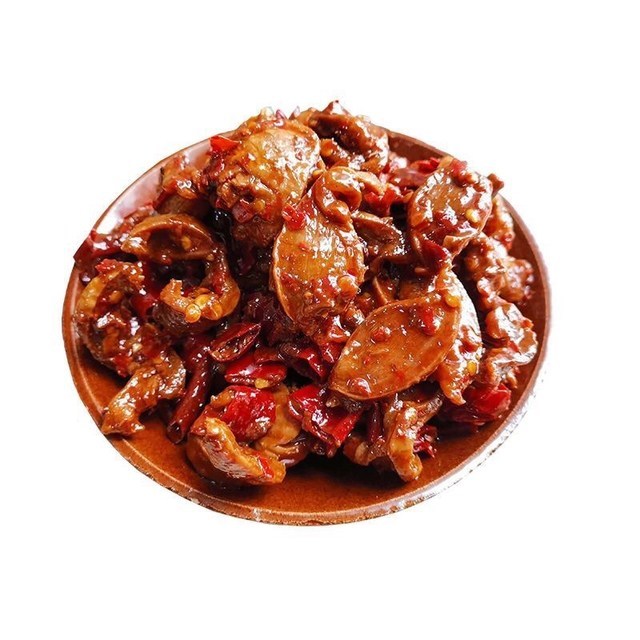 麻辣鸡胗图片