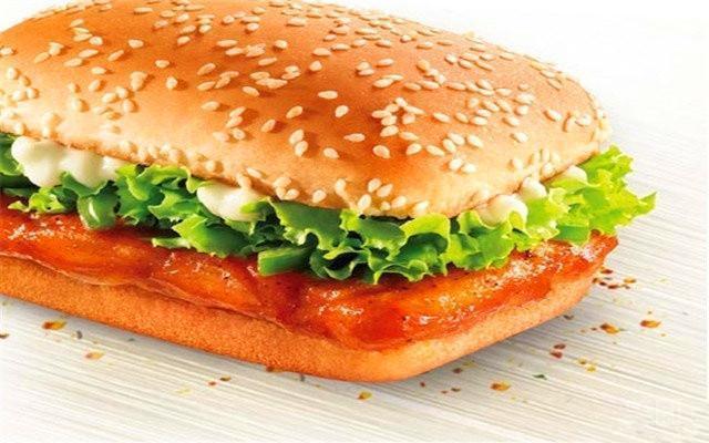 奥尔良鸡腿堡图片