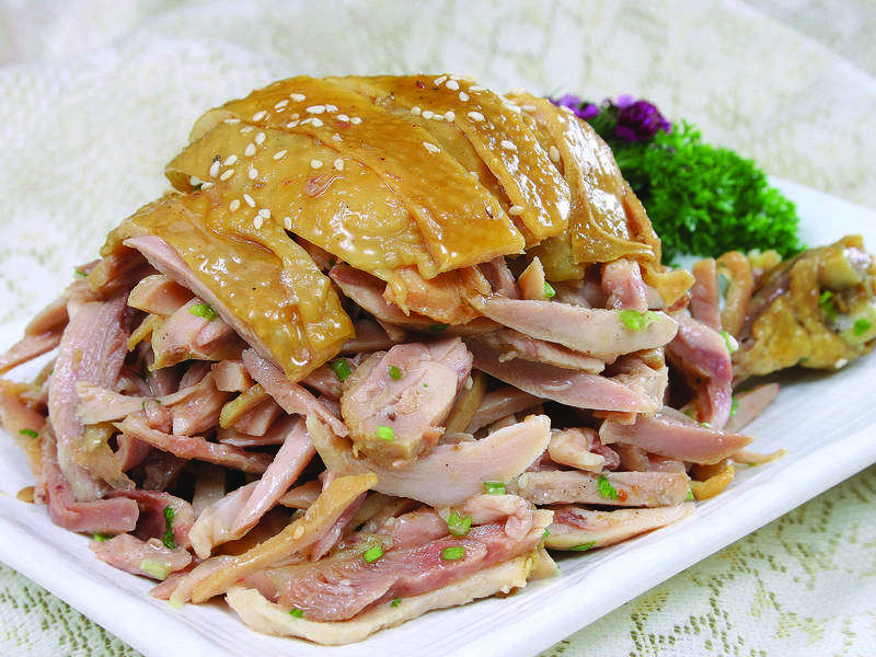 招牌盐焗手撕鸡饭图片