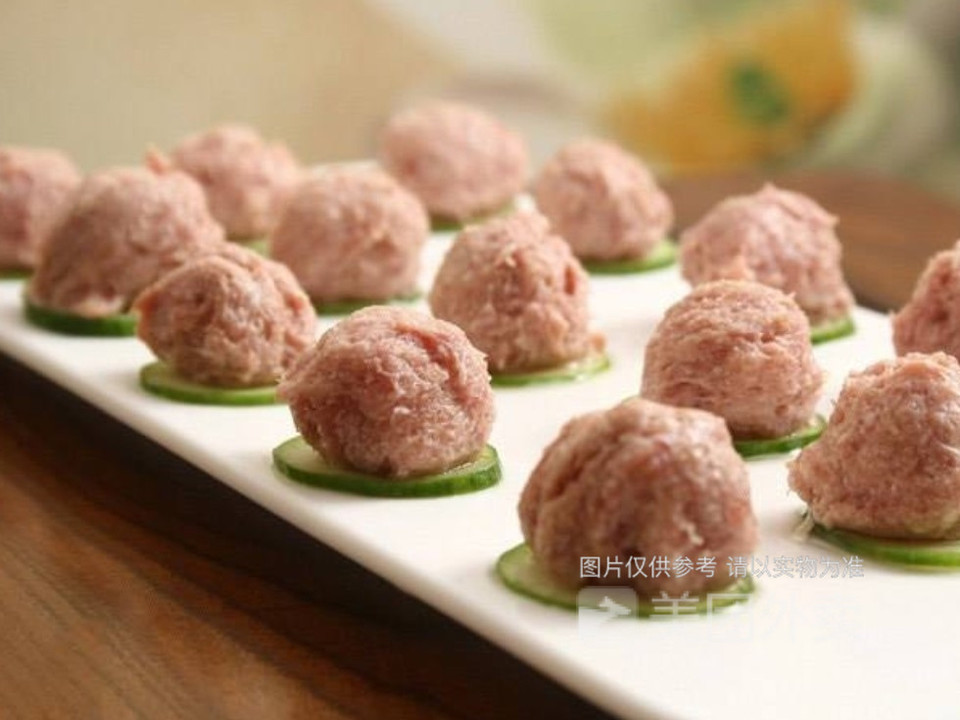 手打鲜羊肉丸图片