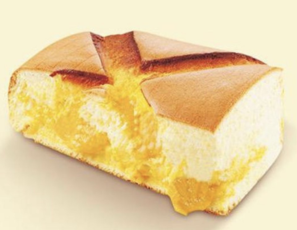 流心蛋黄蛋糕图片