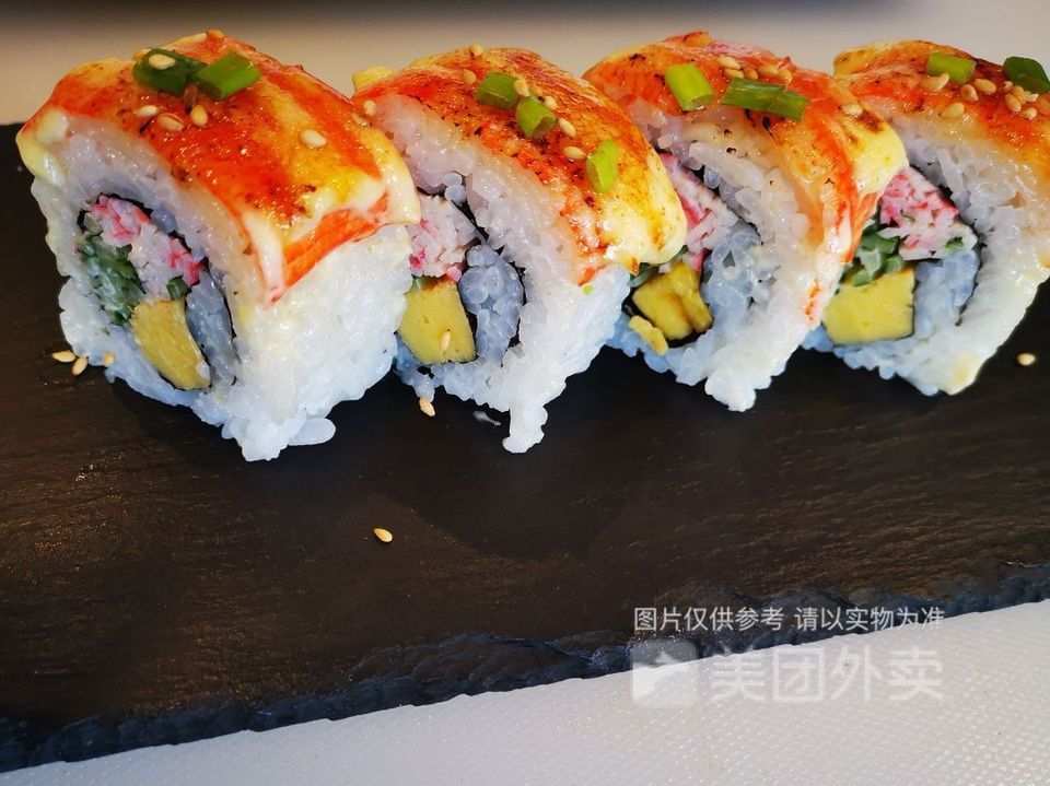 美式焦糖蟹肉卷图片