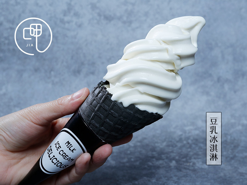 豆乳冰淇淋图片